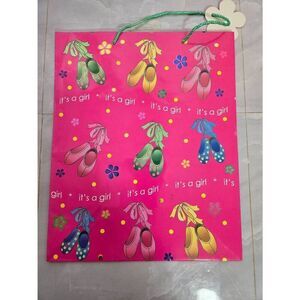 20/$12 "It's A Girl" Pink Ballet Slippers Party Gift Bag